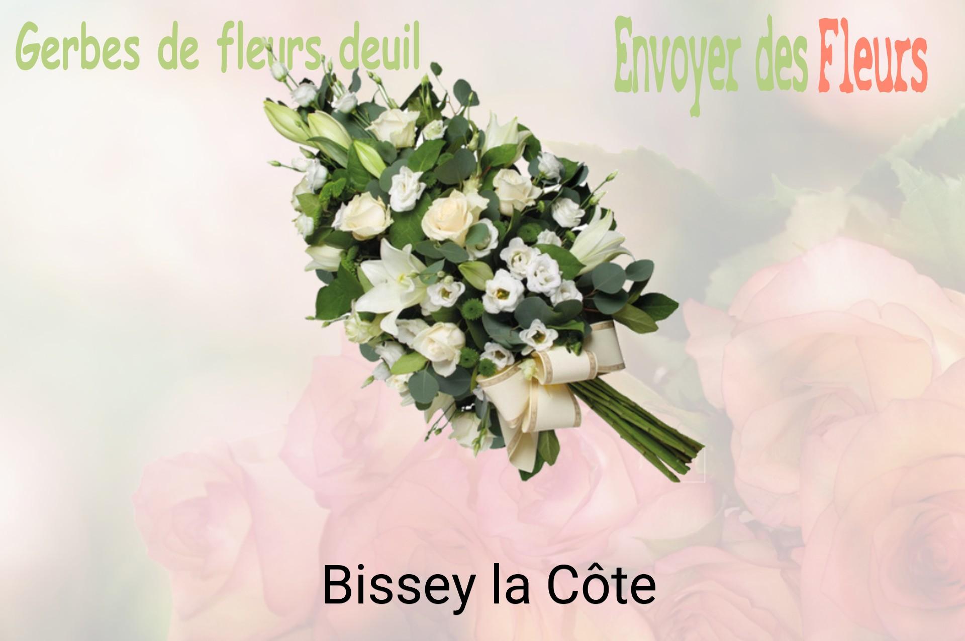 Gerbe de fleurs de deuil livrée à Bissey-la-Côte
